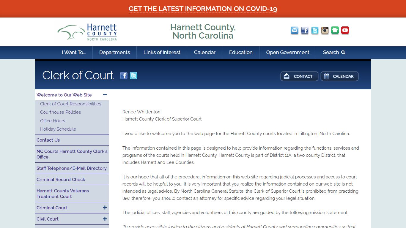 Harnett County Clerk of Superior Court | Harnett County ...